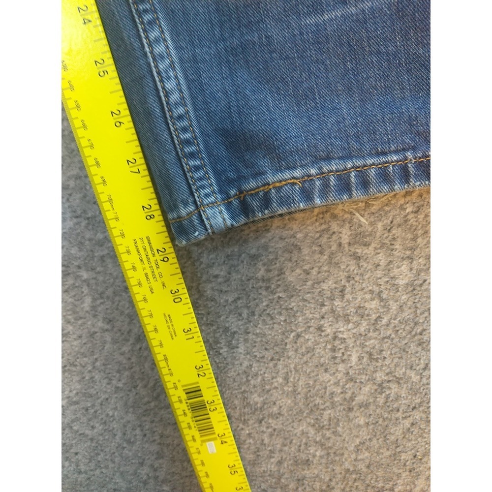 Levis 569 Loose Straight Jeans Men 36x29 Blue Denim Md Wash 100% Cotton 5-Pocket - Picture 9 of 16